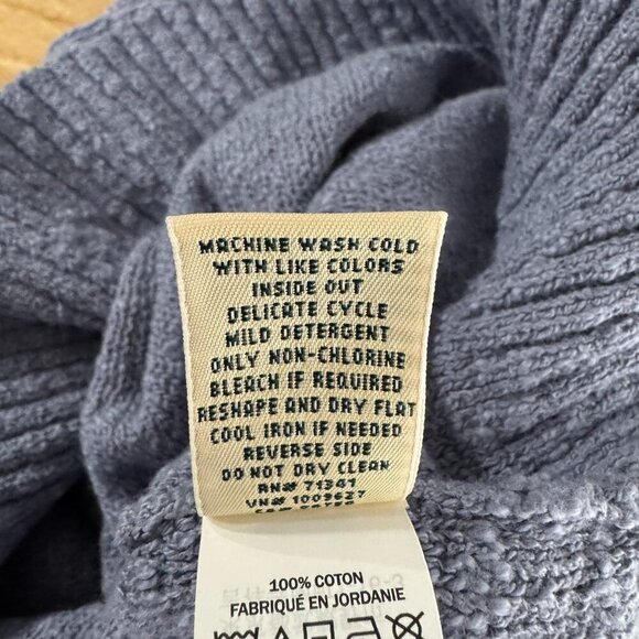 L.L. Bean Midweight Cotton Slub Sweater Henley Short-Sleeve XL NWT TP-3061 - Picture 10 of 10